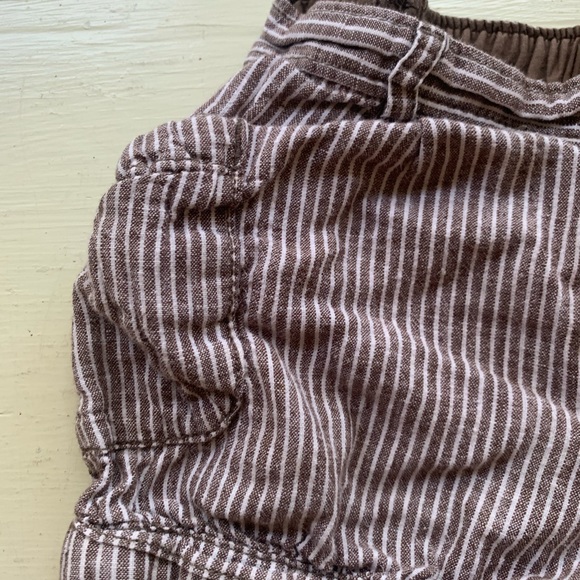 Brown and white striped babyGap three T-shirts - Picture 6 of 6